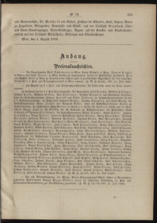 Post- und Telegraphen-Verordnungsblatt für das Verwaltungsgebiet des K.-K. Handelsministeriums 18880810 Seite: 3