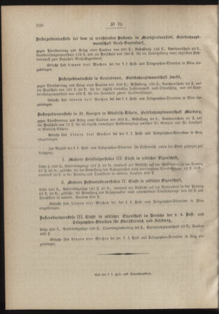 Post- und Telegraphen-Verordnungsblatt für das Verwaltungsgebiet des K.-K. Handelsministeriums 18880822 Seite: 4