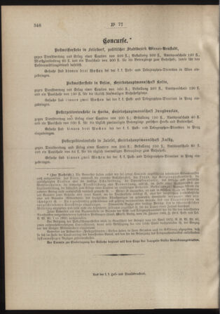 Post- und Telegraphen-Verordnungsblatt für das Verwaltungsgebiet des K.-K. Handelsministeriums 18880827 Seite: 4