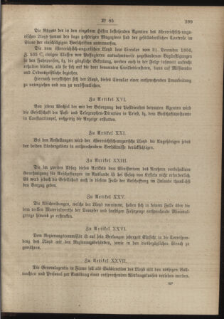 Post- und Telegraphen-Verordnungsblatt für das Verwaltungsgebiet des K.-K. Handelsministeriums 18880920 Seite: 19