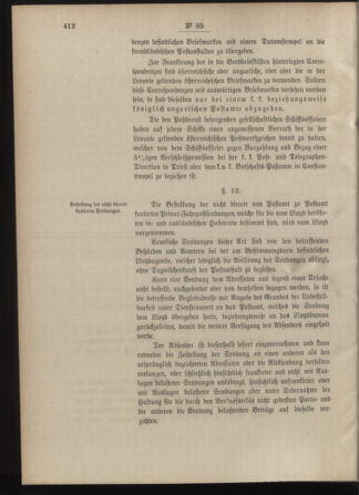 Post- und Telegraphen-Verordnungsblatt für das Verwaltungsgebiet des K.-K. Handelsministeriums 18880920 Seite: 32