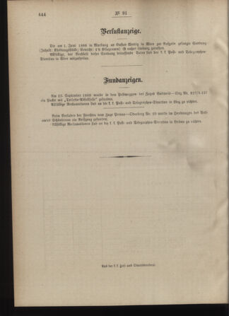 Post- und Telegraphen-Verordnungsblatt für das Verwaltungsgebiet des K.-K. Handelsministeriums 18880930 Seite: 4