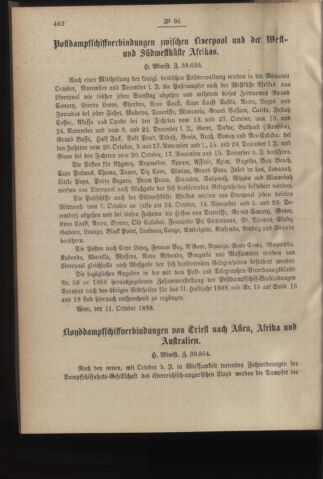 Post- und Telegraphen-Verordnungsblatt für das Verwaltungsgebiet des K.-K. Handelsministeriums 18881017 Seite: 2