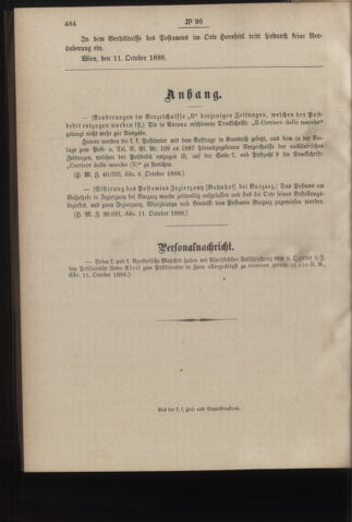 Post- und Telegraphen-Verordnungsblatt für das Verwaltungsgebiet des K.-K. Handelsministeriums 18881017 Seite: 4