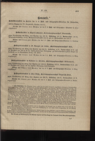 Post- und Telegraphen-Verordnungsblatt für das Verwaltungsgebiet des K.-K. Handelsministeriums 18881124 Seite: 3