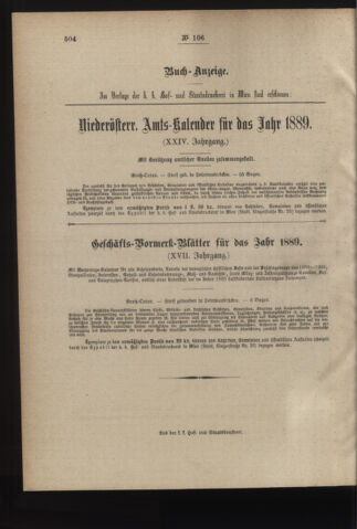 Post- und Telegraphen-Verordnungsblatt für das Verwaltungsgebiet des K.-K. Handelsministeriums 18881128 Seite: 4