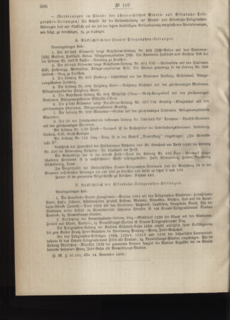 Post- und Telegraphen-Verordnungsblatt für das Verwaltungsgebiet des K.-K. Handelsministeriums 18881201 Seite: 2