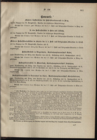 Post- und Telegraphen-Verordnungsblatt für das Verwaltungsgebiet des K.-K. Handelsministeriums 18881206 Seite: 3