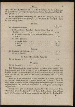 Post- und Telegraphen-Verordnungsblatt für das Verwaltungsgebiet des K.-K. Handelsministeriums 18890116 Seite: 3