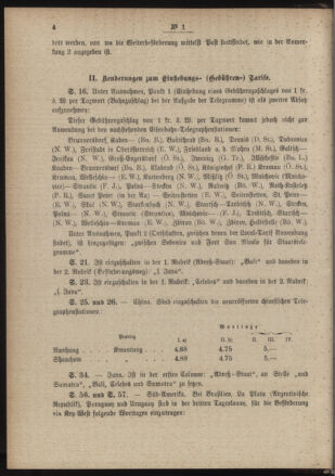 Post- und Telegraphen-Verordnungsblatt für das Verwaltungsgebiet des K.-K. Handelsministeriums 18890116 Seite: 4