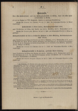 Post- und Telegraphen-Verordnungsblatt für das Verwaltungsgebiet des K.-K. Handelsministeriums 18890116 Seite: 8