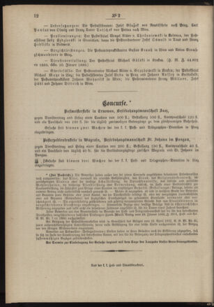 Post- und Telegraphen-Verordnungsblatt für das Verwaltungsgebiet des K.-K. Handelsministeriums 18890118 Seite: 4