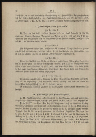 Post- und Telegraphen-Verordnungsblatt für das Verwaltungsgebiet des K.-K. Handelsministeriums 18890130 Seite: 2