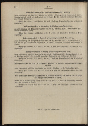 Post- und Telegraphen-Verordnungsblatt für das Verwaltungsgebiet des K.-K. Handelsministeriums 18890208 Seite: 4