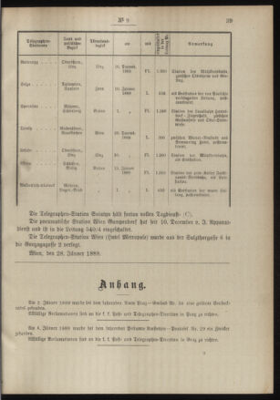 Post- und Telegraphen-Verordnungsblatt für das Verwaltungsgebiet des K.-K. Handelsministeriums 18890216 Seite: 3