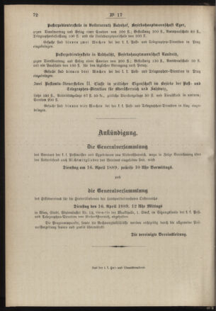 Post- und Telegraphen-Verordnungsblatt für das Verwaltungsgebiet des K.-K. Handelsministeriums 18890315 Seite: 4