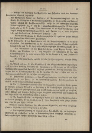 Post- und Telegraphen-Verordnungsblatt für das Verwaltungsgebiet des K.-K. Handelsministeriums 18890328 Seite: 3