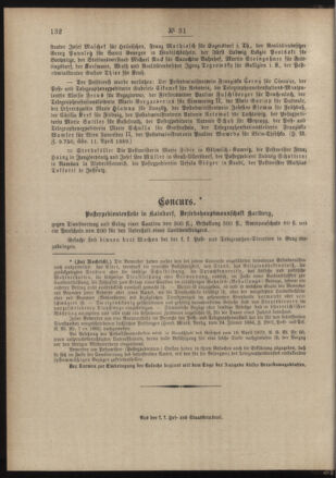 Post- und Telegraphen-Verordnungsblatt für das Verwaltungsgebiet des K.-K. Handelsministeriums 18890418 Seite: 4