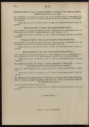 Post- und Telegraphen-Verordnungsblatt für das Verwaltungsgebiet des K.-K. Handelsministeriums 18890508 Seite: 4