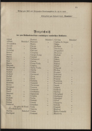 Post- und Telegraphen-Verordnungsblatt für das Verwaltungsgebiet des K.-K. Handelsministeriums 18890528 Seite: 13