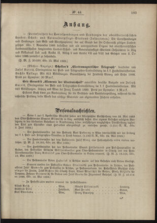 Post- und Telegraphen-Verordnungsblatt für das Verwaltungsgebiet des K.-K. Handelsministeriums 18890606 Seite: 3