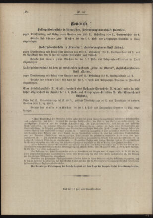 Post- und Telegraphen-Verordnungsblatt für das Verwaltungsgebiet des K.-K. Handelsministeriums 18890618 Seite: 4