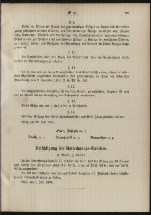 Post- und Telegraphen-Verordnungsblatt für das Verwaltungsgebiet des K.-K. Handelsministeriums 18890621 Seite: 3