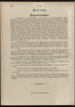 Post- und Telegraphen-Verordnungsblatt für das Verwaltungsgebiet des K.-K. Handelsministeriums 18890621 Seite: 4