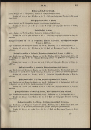 Post- und Telegraphen-Verordnungsblatt für das Verwaltungsgebiet des K.-K. Handelsministeriums 18890622 Seite: 3