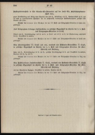 Post- und Telegraphen-Verordnungsblatt für das Verwaltungsgebiet des K.-K. Handelsministeriums 18890622 Seite: 4