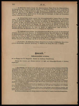 Post- und Telegraphen-Verordnungsblatt für das Verwaltungsgebiet des K.-K. Handelsministeriums 18890630 Seite: 6