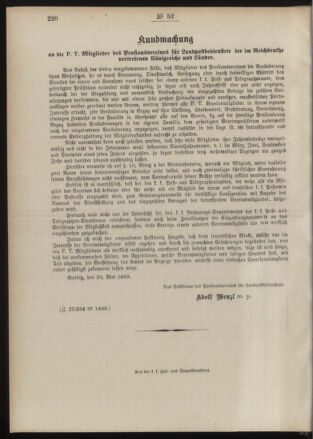 Post- und Telegraphen-Verordnungsblatt für das Verwaltungsgebiet des K.-K. Handelsministeriums 18890706 Seite: 4