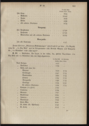 Post- und Telegraphen-Verordnungsblatt für das Verwaltungsgebiet des K.-K. Handelsministeriums 18890719 Seite: 11