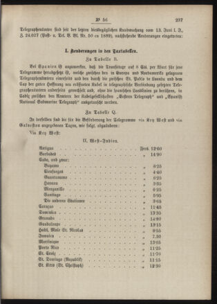 Post- und Telegraphen-Verordnungsblatt für das Verwaltungsgebiet des K.-K. Handelsministeriums 18890719 Seite: 5