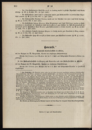 Post- und Telegraphen-Verordnungsblatt für das Verwaltungsgebiet des K.-K. Handelsministeriums 18890725 Seite: 4