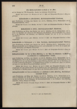 Post- und Telegraphen-Verordnungsblatt für das Verwaltungsgebiet des K.-K. Handelsministeriums 18890809 Seite: 4