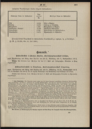 Post- und Telegraphen-Verordnungsblatt für das Verwaltungsgebiet des K.-K. Handelsministeriums 18890815 Seite: 3