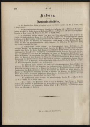 Post- und Telegraphen-Verordnungsblatt für das Verwaltungsgebiet des K.-K. Handelsministeriums 18890817 Seite: 4