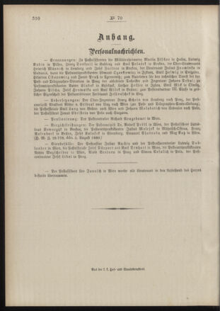 Post- und Telegraphen-Verordnungsblatt für das Verwaltungsgebiet des K.-K. Handelsministeriums 18890827 Seite: 4