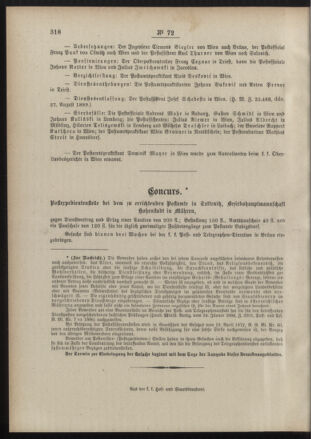 Post- und Telegraphen-Verordnungsblatt für das Verwaltungsgebiet des K.-K. Handelsministeriums 18890903 Seite: 4