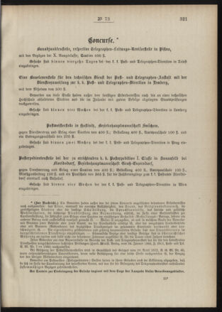 Post- und Telegraphen-Verordnungsblatt für das Verwaltungsgebiet des K.-K. Handelsministeriums 18890905 Seite: 3