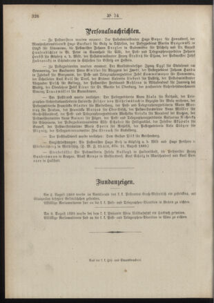 Post- und Telegraphen-Verordnungsblatt für das Verwaltungsgebiet des K.-K. Handelsministeriums 18890909 Seite: 4