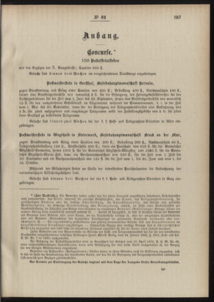 Post- und Telegraphen-Verordnungsblatt für das Verwaltungsgebiet des K.-K. Handelsministeriums 18891005 Seite: 3