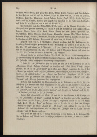 Post- und Telegraphen-Verordnungsblatt für das Verwaltungsgebiet des K.-K. Handelsministeriums 18891018 Seite: 2