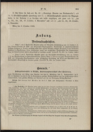 Post- und Telegraphen-Verordnungsblatt für das Verwaltungsgebiet des K.-K. Handelsministeriums 18891018 Seite: 3