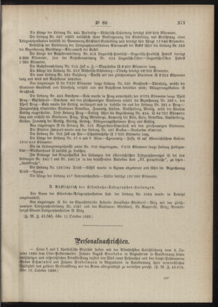 Post- und Telegraphen-Verordnungsblatt für das Verwaltungsgebiet des K.-K. Handelsministeriums 18891026 Seite: 3