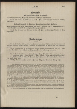 Post- und Telegraphen-Verordnungsblatt für das Verwaltungsgebiet des K.-K. Handelsministeriums 18891028 Seite: 3