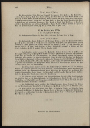 Post- und Telegraphen-Verordnungsblatt für das Verwaltungsgebiet des K.-K. Handelsministeriums 18891120 Seite: 8