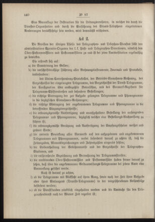 Post- und Telegraphen-Verordnungsblatt für das Verwaltungsgebiet des K.-K. Handelsministeriums 18891127 Seite: 2