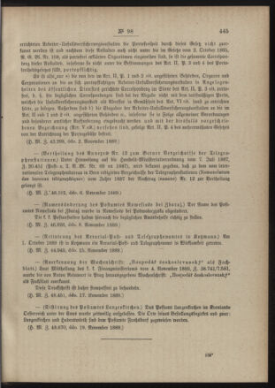 Post- und Telegraphen-Verordnungsblatt für das Verwaltungsgebiet des K.-K. Handelsministeriums 18891130 Seite: 3